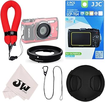 Amazon | 6in1 JJC アクセサリー キット Olympus Tough TG-7 TG-6 TG-5